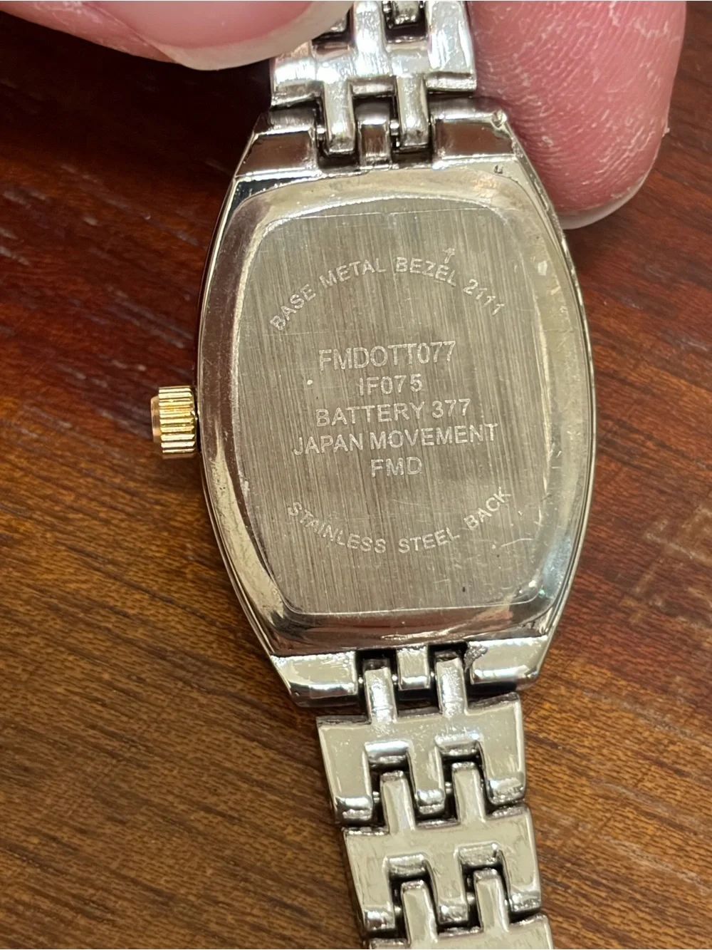 Two-Tone Silver and Gold Women's Dress Watch